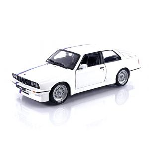 Bburago Voiture Miniature de Collection 1/24 - BMW M3 (E30) - 1988 - White - 21100W