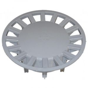 Nicoll Grille pour siphon de cours 250x250, gris clair