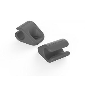 Allocacoc 66.0004BK - Range-c&acirc;bles et serre-c&acirc;bles noir 8 pi&egrave;ces