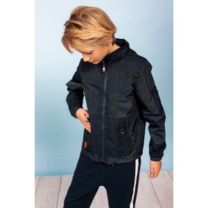 Image de Deeluxe Veste imperméable à Capuche WINCKLE Navy 14 pour Garçon