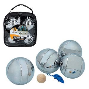 Jeux de société 4 boules pétanque sac de transport Aktive