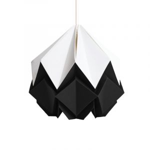 Suspension origami bicolore en papier taille S