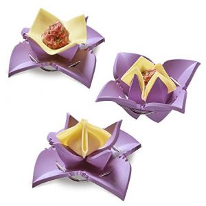 Betty Bossi Dumpling Maker de Le Ravioli Maker pour Les cuisiniers Amateurs et Professionnels, avec ce Moule à ravioles, créez des Amuse-bouches à Base de raviolis et Chaussons pour Vos apéritifs
