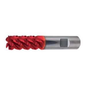 Guhring Fraise d'ébauche en carbure monobloc de type NF, longue, de 45° Fire, &Oslash d1 - h10 : 18,0 mm, Long. totale l1 92 mm, Long. coupe l2 32 mm