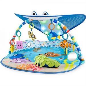 DISNEY BABY Tapis d Eveil Monde de Némo Musique et Lumieres Jouets interactifs Coussin