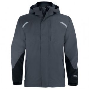 Uvex Veste de pluie pour homme suXXeed Craft 3 en 1 anthracite - taille 3XL