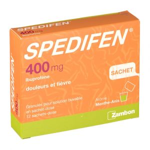 Zambon Spedifen Ibuprof&egrave;ne 400 mg - 12 Sachets