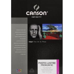 Canson 400049114 - Bo&icirc;te 25 feuilles Infinity Photo Lustre Premium RC 32,9x48,3 310g/m&sup2;, surface lisse extra blanc