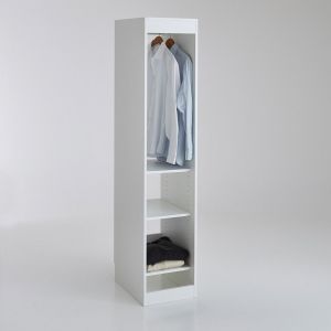 Image de Module dressing, penderie + 3 tablettes Build Blanc Taille Taille Unique