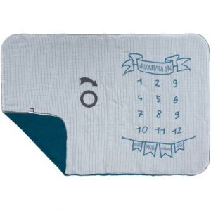 BB & Co Couverture décor pour photos + 2 accessoires - Aloe- Vert Paon
