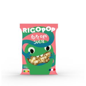 Image de Maître Prunille RIGOPOP - Pop Corn Sucré - Mushroom - Maïs Éclaté - Prêt À Déguster - À partager - Fabrication Française - Sachet 400 g