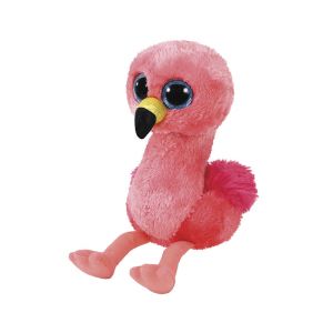 Ty Peluche Beanie Boo's 15 cm Gilda le flamant rose - Rose