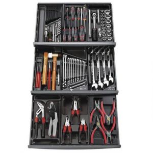 Facom COMPOSITION DE 101 OUTILS AVEC SYSTEME DE RANGEMENT DE 9 MODULES POUR 3 TIROIRS CM.101APB