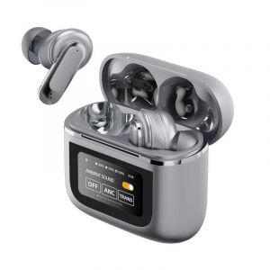 &Eacute;couteurs Sans Fil avec Annulation Active du Bruit &iquest; Son Haute Fid&eacute;lit&eacute; et Design Unique - Gris