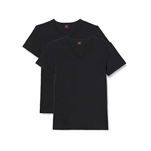 Levi's T-shirt à Encolure V 2 Unités 2XL Jet Black