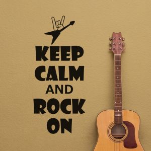 Sticker Keep calm and rock on