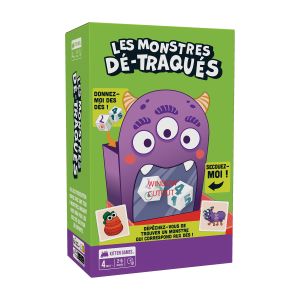 Exploding kittens Asmodee - Les Monstres Dé-Traqués - Jeux de société - Jeu de rapidité et d’Observation - Dès 4 Ans - Enfants et Famille - 2 à 6 Joueurs - 10 Min - Version Française