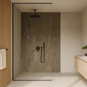 Set de 16 panneaux muraux d&eacute;coratifs Bladel 120 x 60 cm gris cendre [neu.haus]