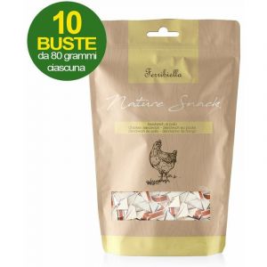 Ferribiella - Mini sandwich au poulet pour chiens 10 sachets
