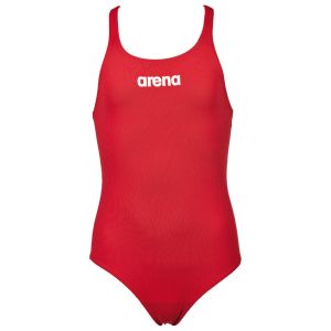 Image de Arena Maillot de bain Fille Solid Swim Pro (rouge/blanc) - 28''