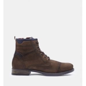 Redskins Bottines zipp&eacute;es su&egrave;de Marron - Couleur Marron - Taille 45