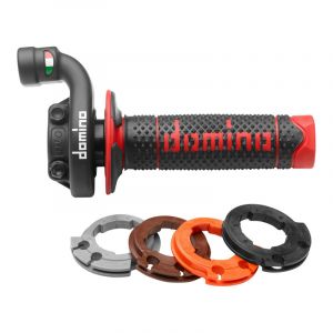 Domino Poignée De Gaz Krk Noir Rouge