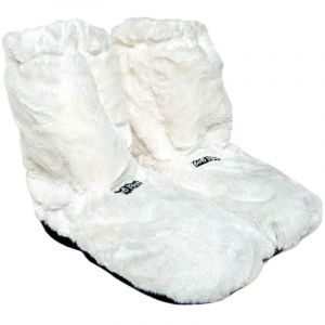 Cadeau Maestro Northix - Hot Boots Deluxe, Chaussons Chauffants - Blanc