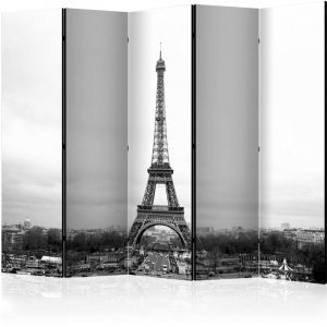Artgeist Paravent 5 Volets "Paris : Black & White Photography II" 172x225cm