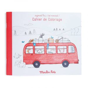 Image de Moulin roty Cahier de coloriage Aujourd'hui c'est mercredi !