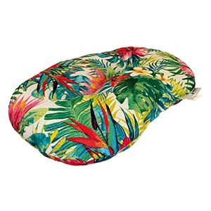 Croci Coussin 53x35 cm: Coussin ovale doux Amazonia avec imprim&eacute; multicolore pour chiens et chats