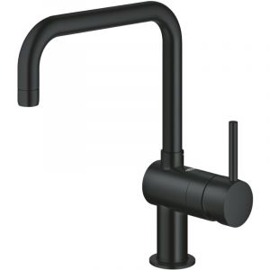 Grohe Mitigeur évier cuisine Minta bec u Phantom Black 32488KF0