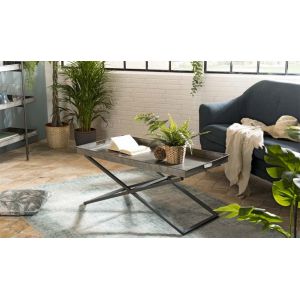 Image de Table B e Design en Métal "Dona" 101cm Noir Prix
