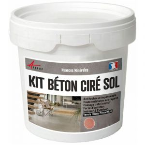 Image de Arcane industries Béton Ciré Sol en Kit - Primaire et vernis de finition inclus Rocou - orange cuivre - kit 5 m2 (2 couches)