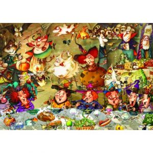 Grafika François Ruyer - Repas entre Sorcières
