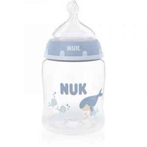 Nuk First Choice Whale kulacs hőm&eacute;rs&eacute;klet-figyel&eacute;ssel 0m+ 150 ml