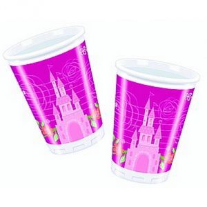 10 gobelets en plastique Princesse Summer Palace