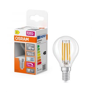 Osram BTE1 LED Sph fil var 4,8W=40 E14 fr