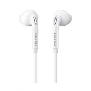 Image de Samsung Ecouteurs Blanc Premium Cable Plat Pour Galaxy S7 Edge