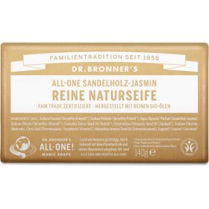 Dr Bronner's Savon Solide Bois de Santal & Jasmin - 140 g