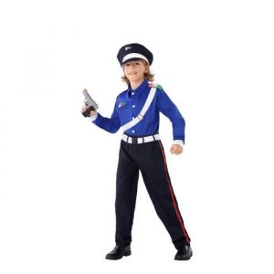 Atosa 61646 Costume-D&eacute;guisement Policier 5-6, Gar&ccedil;on, 61646, Noir, De De 5 &agrave; 6 ans