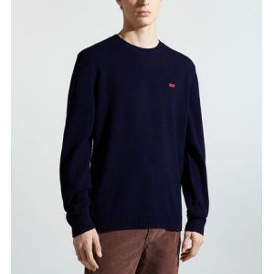 Levi's Pull droit maille fine laine mélangée Bleu - Couleur Bleu - Taille S