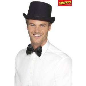 Smiffy's CHAPEAU HAUT DE FORME SATINE NOIR