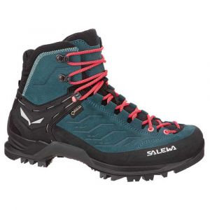 Salewa WS Mountain Trainer Mid Gore-TEX, Chaussures de Trekking et randonnée Femme, Atlantic Deep/Ombre Blue, 36.5 EU