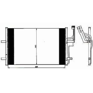 NRF Condenseur De Clim MAZDA 35507 BP8F61480 Condenseur De Climatisation,Radiateur De Clim,Condenseur, climatisation