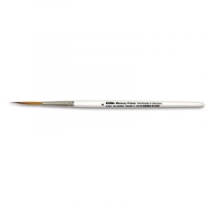 KUM 5145511 - Pinceau Aquarelle Memory Point Ep&eacute;e Ronde Taille 4, 1 Pinceau d'artiste
