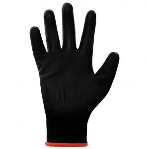 VidaXL Gants de Travail 12 pcs Noir 7 / S Polyester