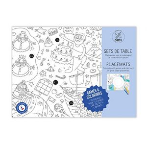 Omy Sets de table &agrave; colorier Games
