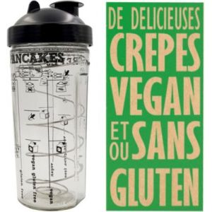 Cookut Shaker a crepes et pancakes vegan / sans g