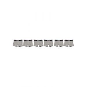 Levi's Men's Solid Basic Boxers (6 Pack) Caleçon, Gris, XL Homme