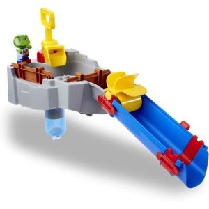 Aquaplay Sploshy Mountain Jouet de Baignoire – Jouet d'eau pour Enfants à partir de 1,5 Ans – Circuit d'eau Jouet avec Pompe, réservoir et Bateau avec ventouses pour Baignoire et Autres